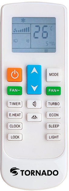 שלט למזגני Saga (CH),Tornado A (CH),Legend (CH),Legend Design (CH),Legend Inverter (CH) WD/WV